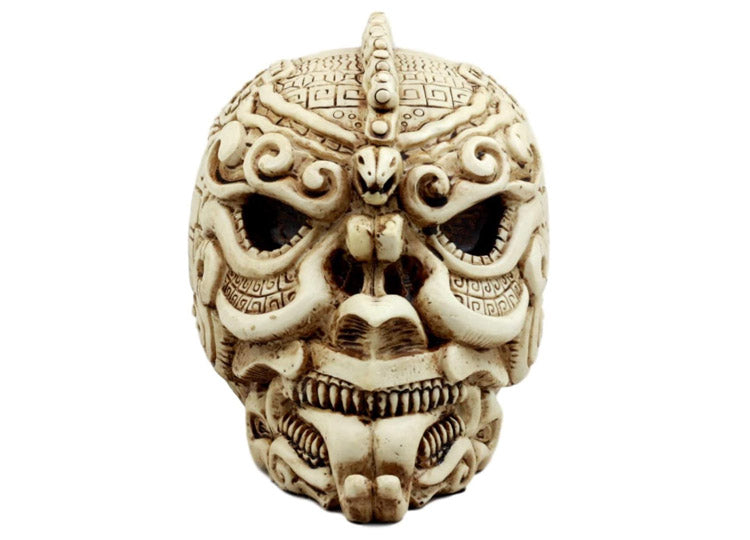 Aztec Quetzalcoatl Skull 1 - JPs Horror Collection