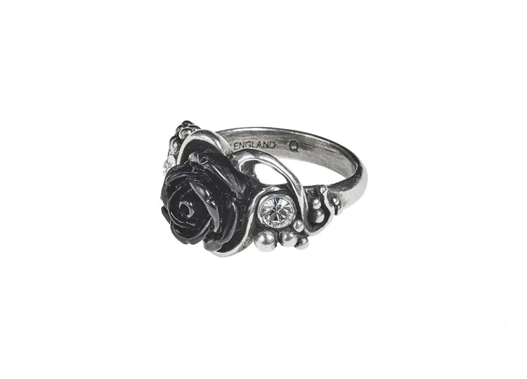 Alchemy England Bacchanal Rose Ring Gothic Rose Fine English Pewter Ring 2 - JPs Horror Collection