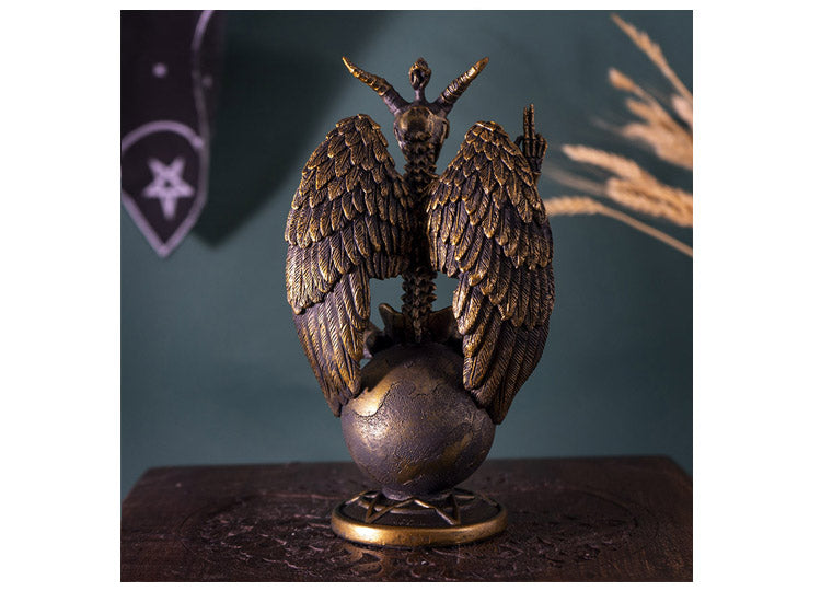 Baphomet Skeleton Statue 7 - JPs Horror Collection