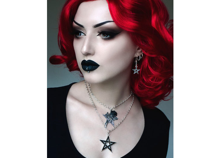 Black Star Earrings 2 - JPs Horror Collection