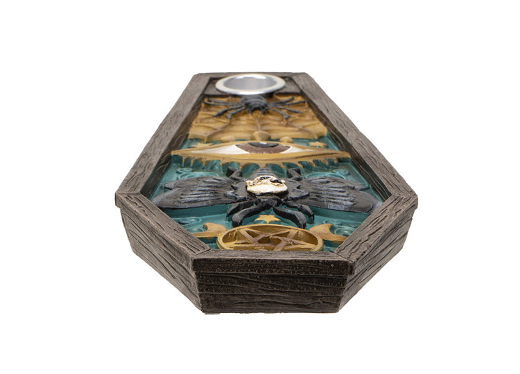 Coffin Death Moth Incense Burner 2 - JPs Horror Collection