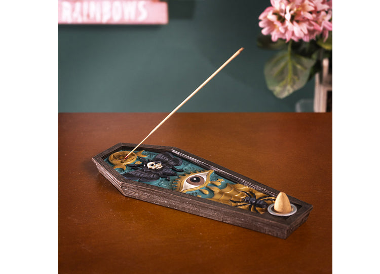 Coffin Death Moth Incense Burner 8 - JPs Horror Collection