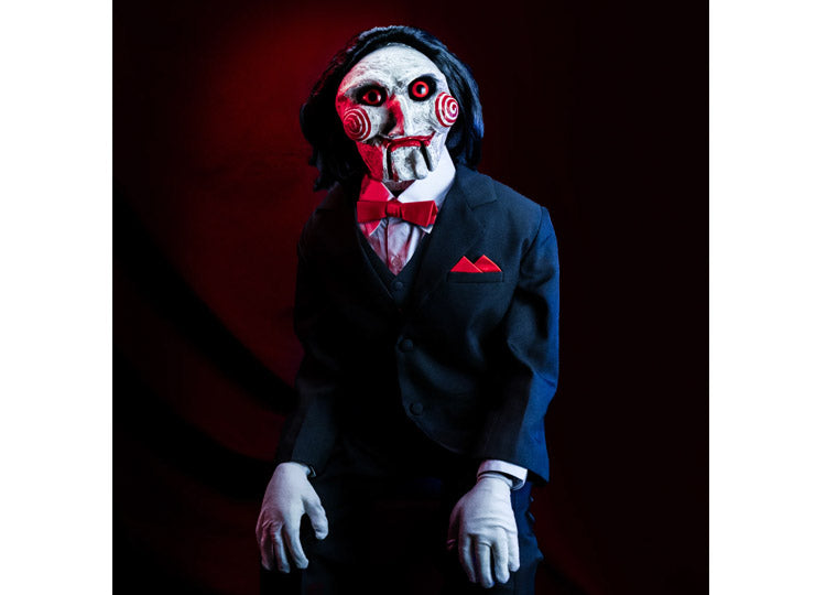 Saw - Billy The Puppet Deluxe Prop w/Sound and Motion 3 - JPs Horror Collection