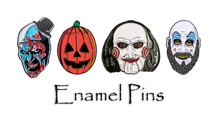 JP's Horror Enamel Pins Collections 