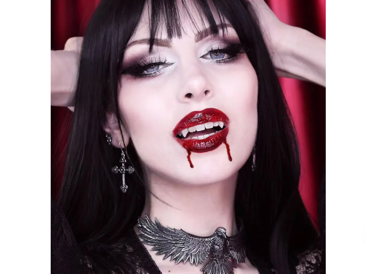 Alchemy England Gothic Devotion Cross Earrings Gothic Cross Drop Earrings 2 - JP's Horror Collection