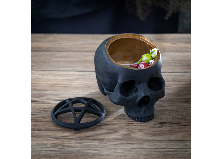 Black Pentagram Skull 6 - JP's Horror Collection