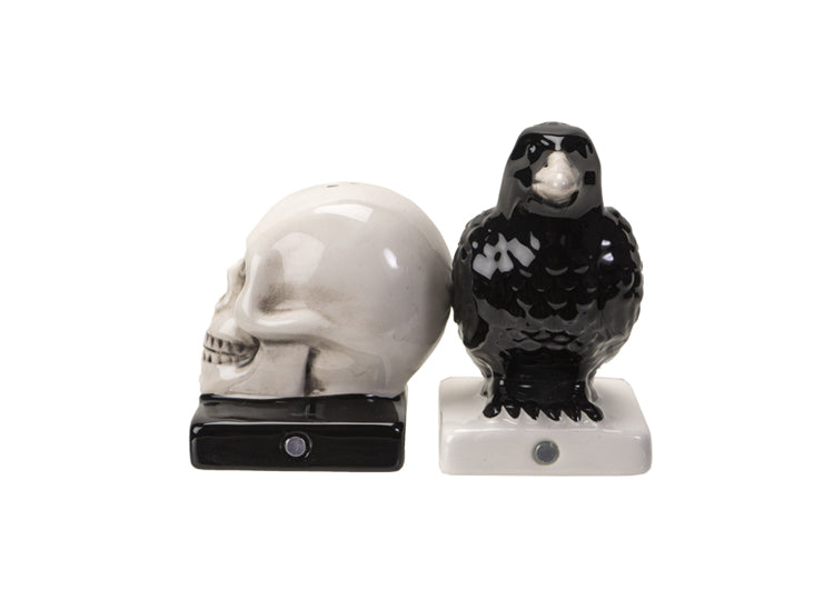Quoth The Raven Salt and Pepper Shakers 5 - JPs Horror Collection