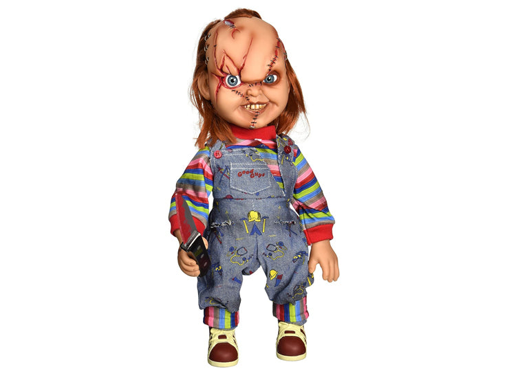 Talking Scarred Chucky - Bride of Chucky 2 - JPs Horror Collection