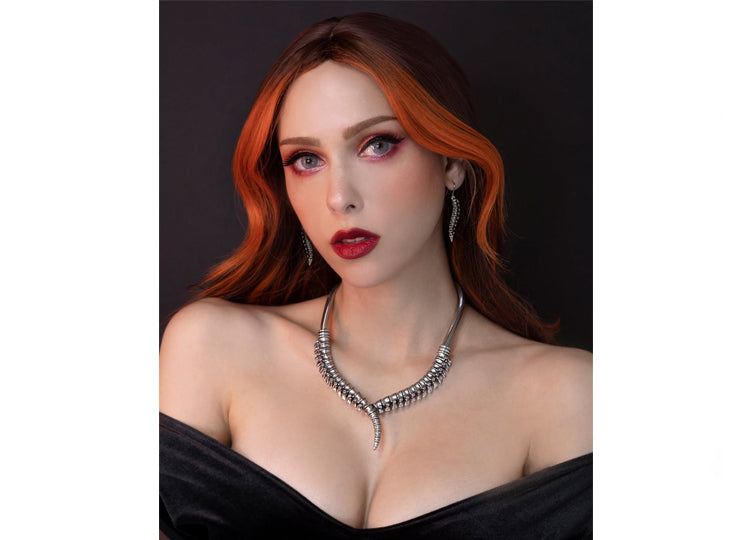 Alchemy England Spine Dropper Earrings Anatomical Vertebrae Earrings 4 - JPs Horror Collection