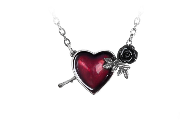 Alchemy England Wounded By Love Necklace Gothic Sacred Heart Pendant 1 - JPs Horror Collection