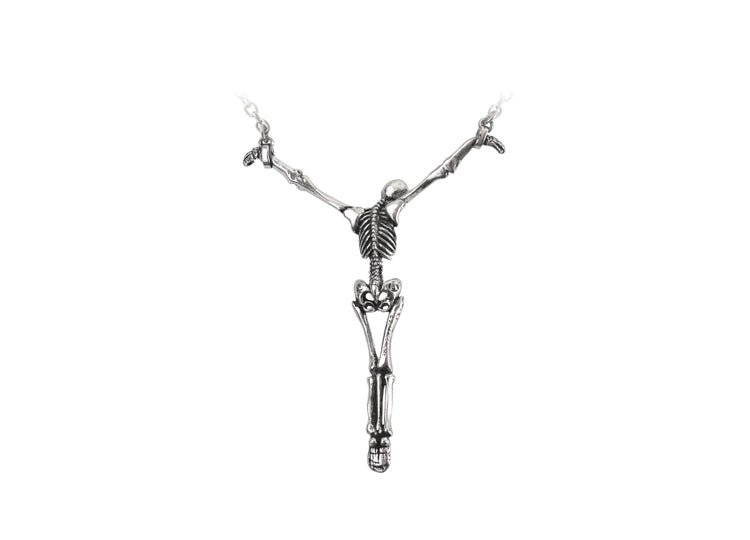 Alchemy England Alter Orbis Necklace Gothic Skeleton Pendant Necklace - JP's Horror