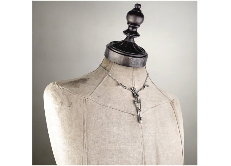 Alchemy England Alter Orbis Necklace Gothic Skeleton Pendant Necklace - JP's Horror