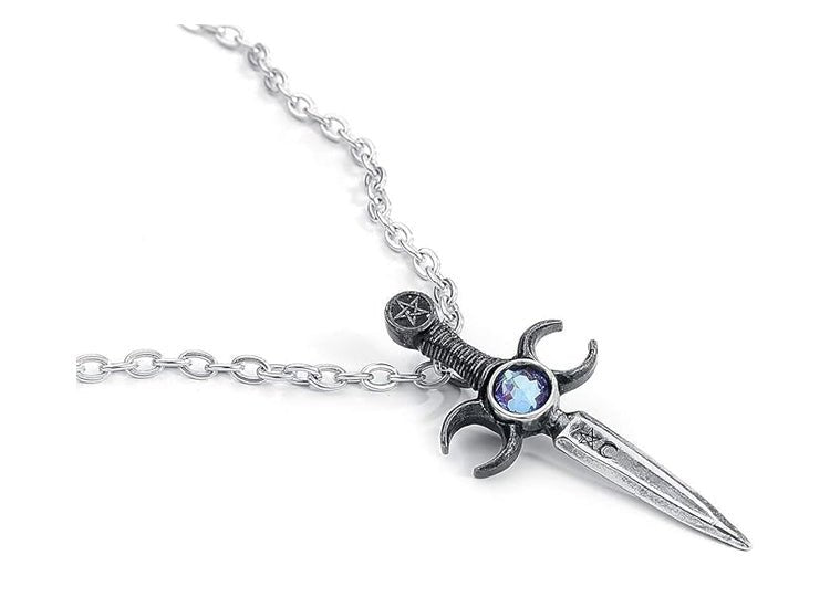 Alchemy England Athame Necklace Gothic Ritual Dagger Pendant Necklace - JP's Horror