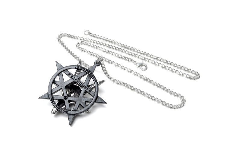 Alchemy England Baphomet Necklace Gothic Goat Skull Statement Pendant - JP's Horror