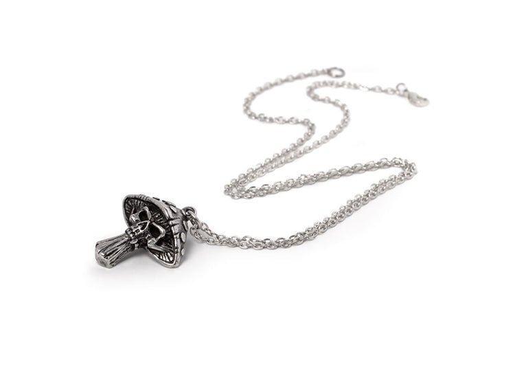 Alchemy England Death Cap Necklace Gothic Skull Mushroom Pendant Necklace - JP's Horror
