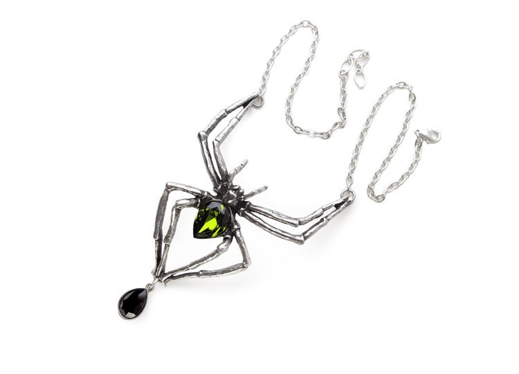 Alchemy England Emerald Venom Necklace Gothic Serpent Pendant Necklace - JP's Horror