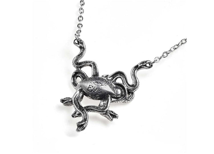 Alchemy England Gorgon’s Eye Necklace Gothic Medusa Snake Pendant - JP's Horror