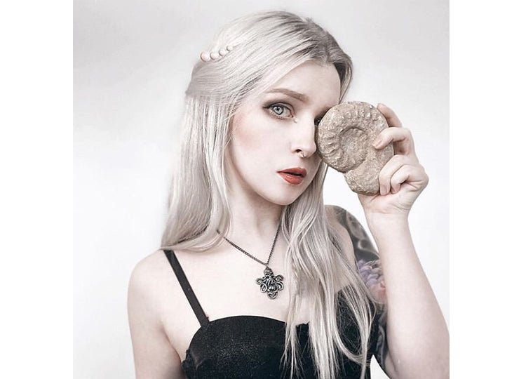 Alchemy England Mammon of the Deep Necklace Gothic Octopus Skull Pendant - JP's Horror