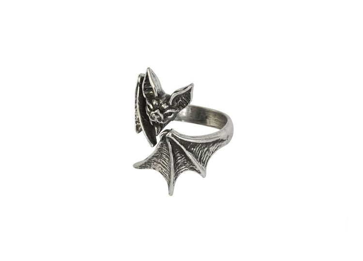 Alchemy England Nighthawk Ring – Gothic Bat & Nocturnal Statement Ring - JP's Horror