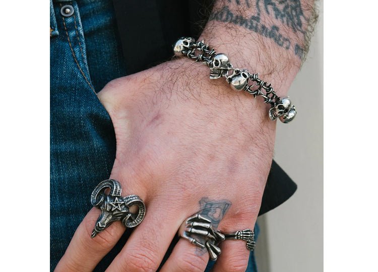 Alchemy England No Man's Land Bracelet Gothic Barbed Wire Bracelet - JP's Horror