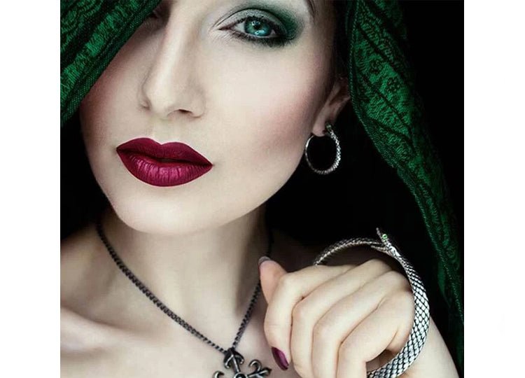 Alchemy England The Sophia Serpent Stud Earrings Gothic Snake Stud Earrings - JP's Horror