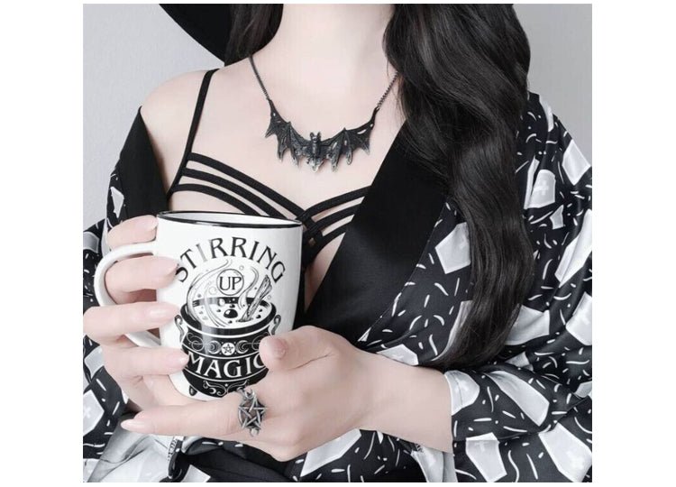 Alchemy England Villa Diodati Pendant Necklace Gothic Flying Bat Pendant - JP's Horror