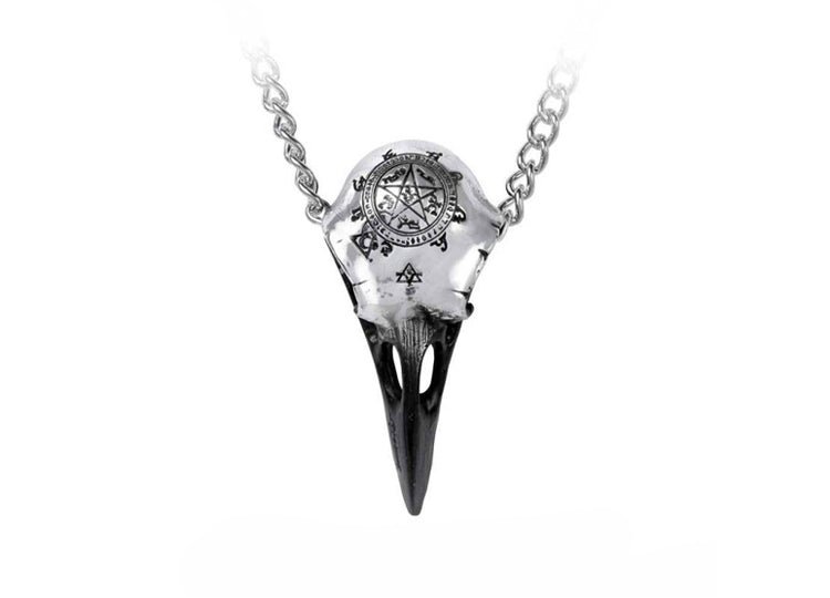 Alchemy England Volvan Ravenskull Necklace Viking Raven Skull Pendant - JP's Horror