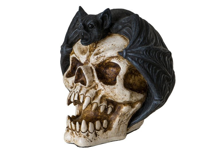 Bat on Skull - JP's Horror