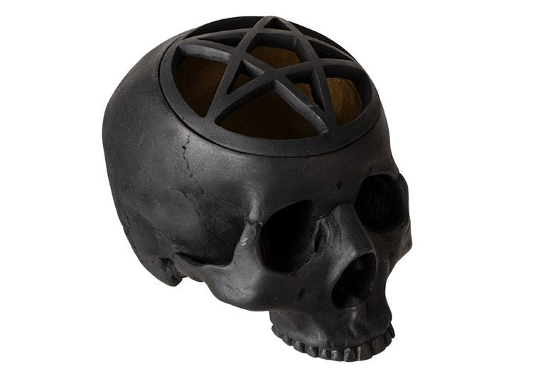 Black Pentagram Skull - JP's Horror