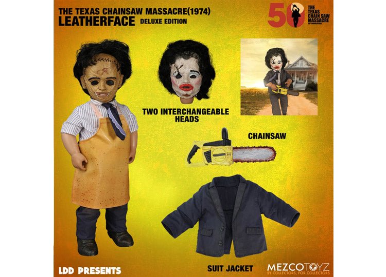 Leatherface Deluxe Living Dead Dolls – The Texas Chainsaw Massacre (1974) Collectible - JP's Horror