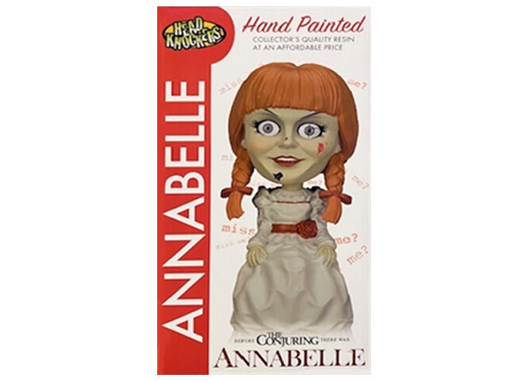 NECA Annabelle Head Knocker – The Conjuring Horror Bobblehead - JP's Horror