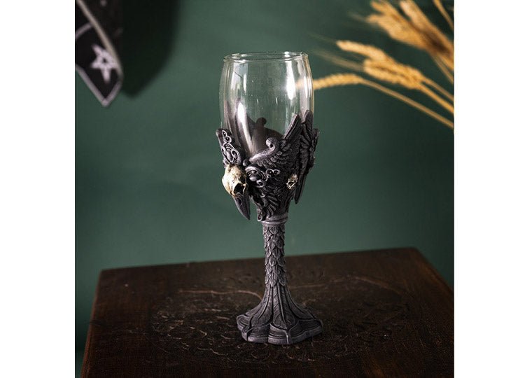 Raven Glass Goblet - JP's Horror