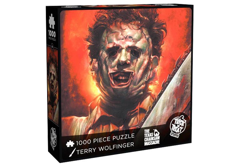 Trick or Treat Studios The Texas Chainsaw Massacre (1974) Leatherface 1000 Piece Jigsaw Puzzle - JP's Horror