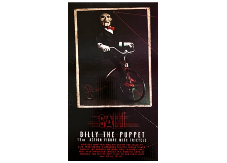 12” Billy Puppet on Tricycle – Saw - JP's Horror