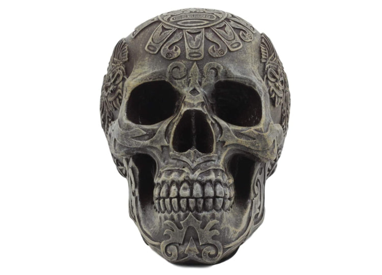 Aztec Calendar Skull 1 - JPs Horror Collection