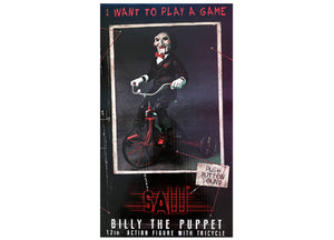 12" Billy Puppet on Tricycle - Saw 2 - JPs Horror Collection