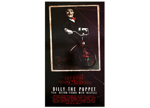 12" Billy Puppet on Tricycle - Saw 3 - JPs Horror Collection