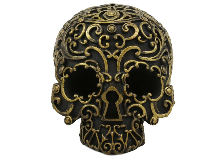 Black and Gold  Skull 1 - JPs Horror Collection