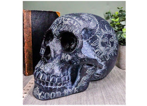 Black Ouija Skull 8 - JPs Horror Collection