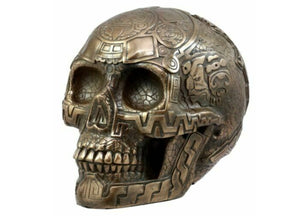 Aztec Skull Bronze 2 - JPs Horror Collection