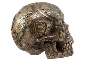Aztec Skull Bronze 4 - JPs Horror Collection
