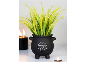 Pentagram Cauldron Planter 3 - JPs Horror Collection