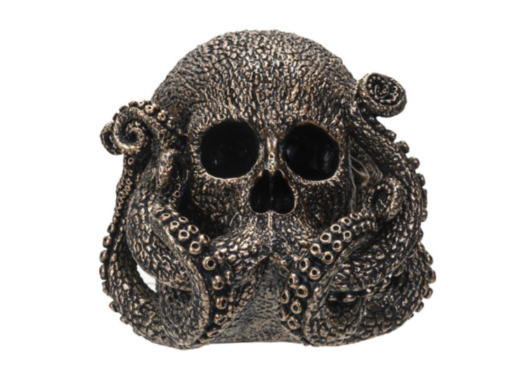 Copper Octopus Skull 1 - JPs Horror Collection