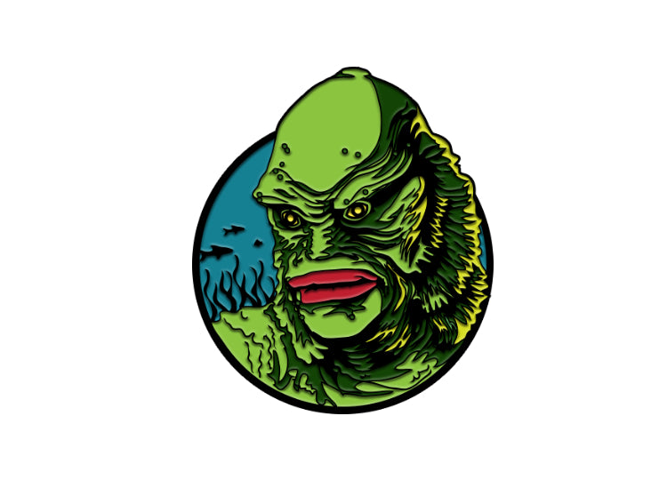 Creature From The Black Lagoon - Universal Classic Monsters Enamel Pin - JPs Horror Collection