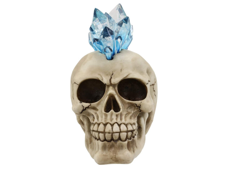 Crystal Mohawk Skull (LED) 1 - JPs Horror Collection