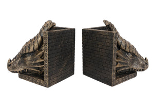 Dragon Bronze Head Bookends 3 - JPs Horror Collection