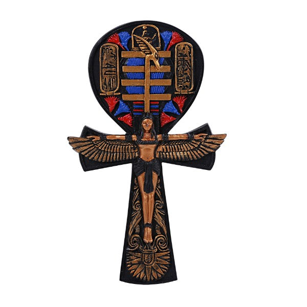 Egyptian Ankh Black & Gold - JPs Horror Collection