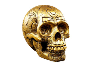 Egyptian Skull  - Gold 3 - JPs Horror Collection