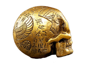 Egyptian Skull  - Gold 5 - JPs Horror Collection