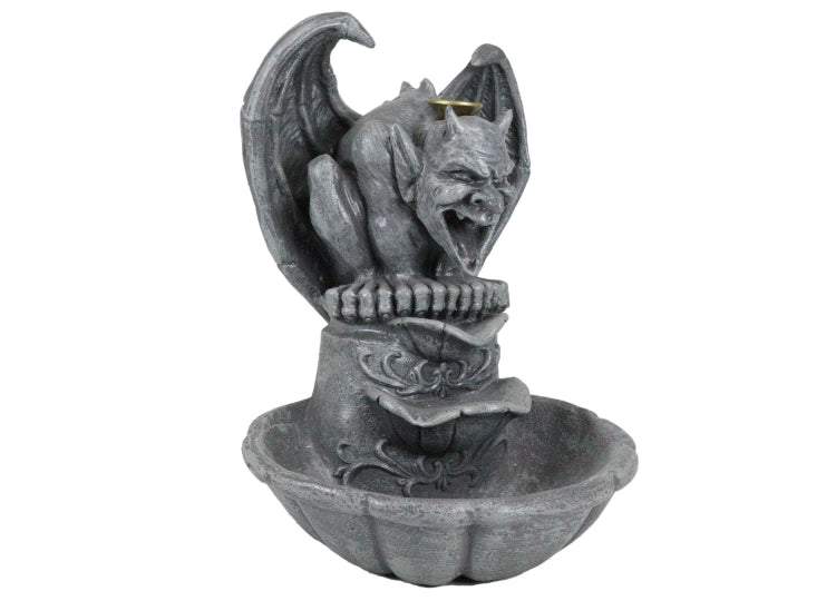 Crouching Gargoyle Backflow Incense Burner 5 - JPs Horror Collection